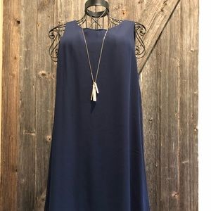 Navy blue dress